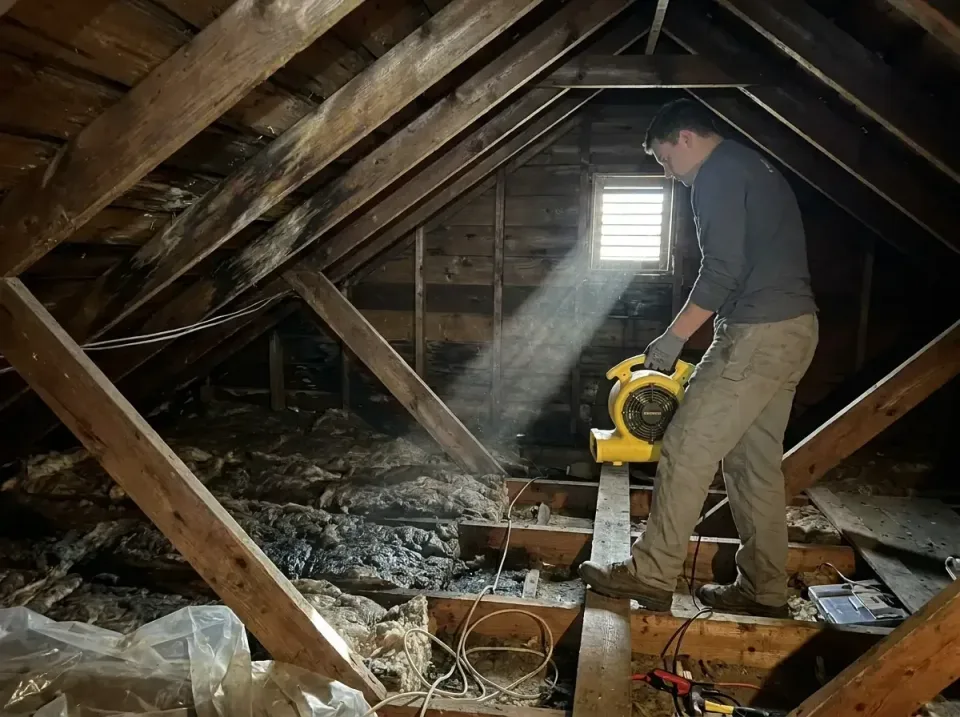 attic-water-damage-drying-proc-007 — frequently asked questions, Emergency Water Extraction & 24/7 Flood Response in Essex J…